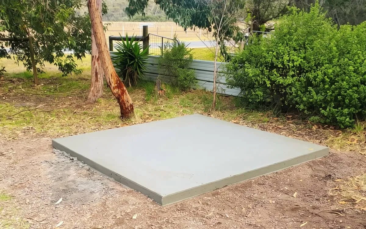 New Slab on a Bush Block — House & Shed Slabs by Lunar Concrete Solutions