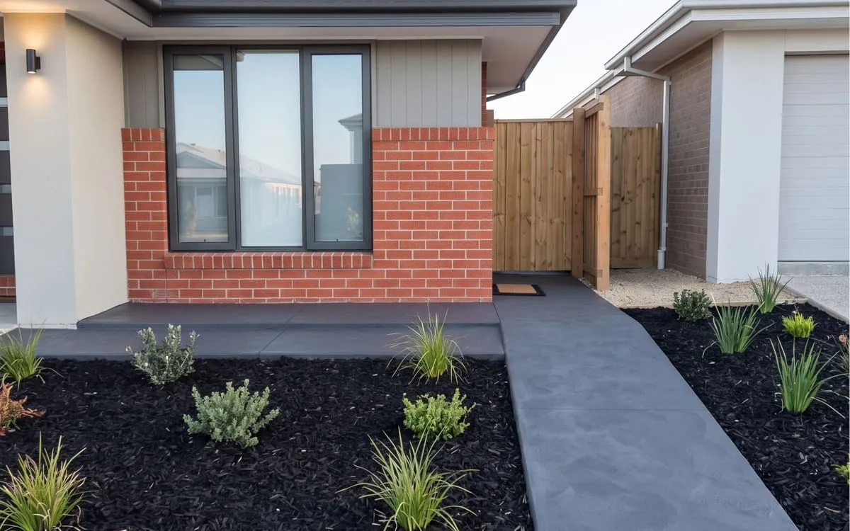 Entry Path for a New Home — Footpaths & Pathways by Lunar Concrete Solutions